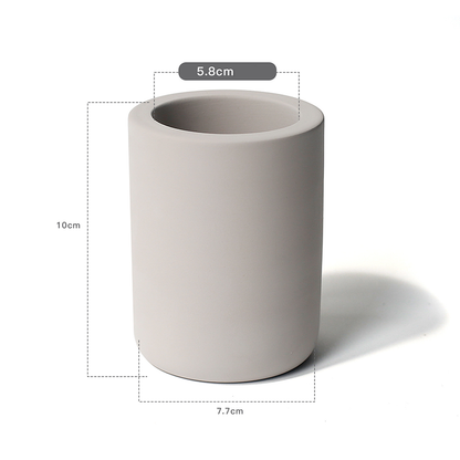 Diatomite Tray & Cup Collection, Quick-Dry Countertop Organisers