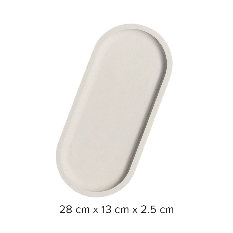 Diatomite Tray & Cup Collection, Quick-Dry Countertop Organisers