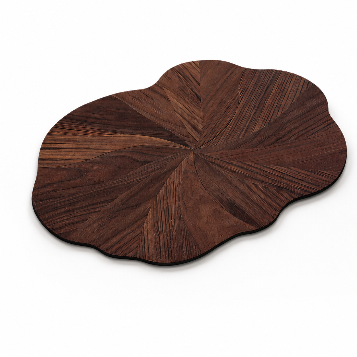 Soft Absorbent Wood-Grain Bath Mat, Quick-Dry Bathroom Floor Mat