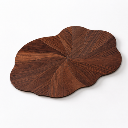 Soft Absorbent Wood-Grain Bath Mat, Quick-Dry Bathroom Floor Mat