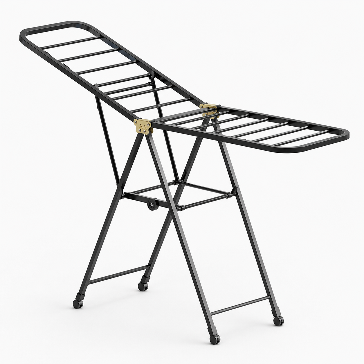 Foldable Laundry Drying Rack 170cm, 2-Tier or 3-Tier Clothes Airer