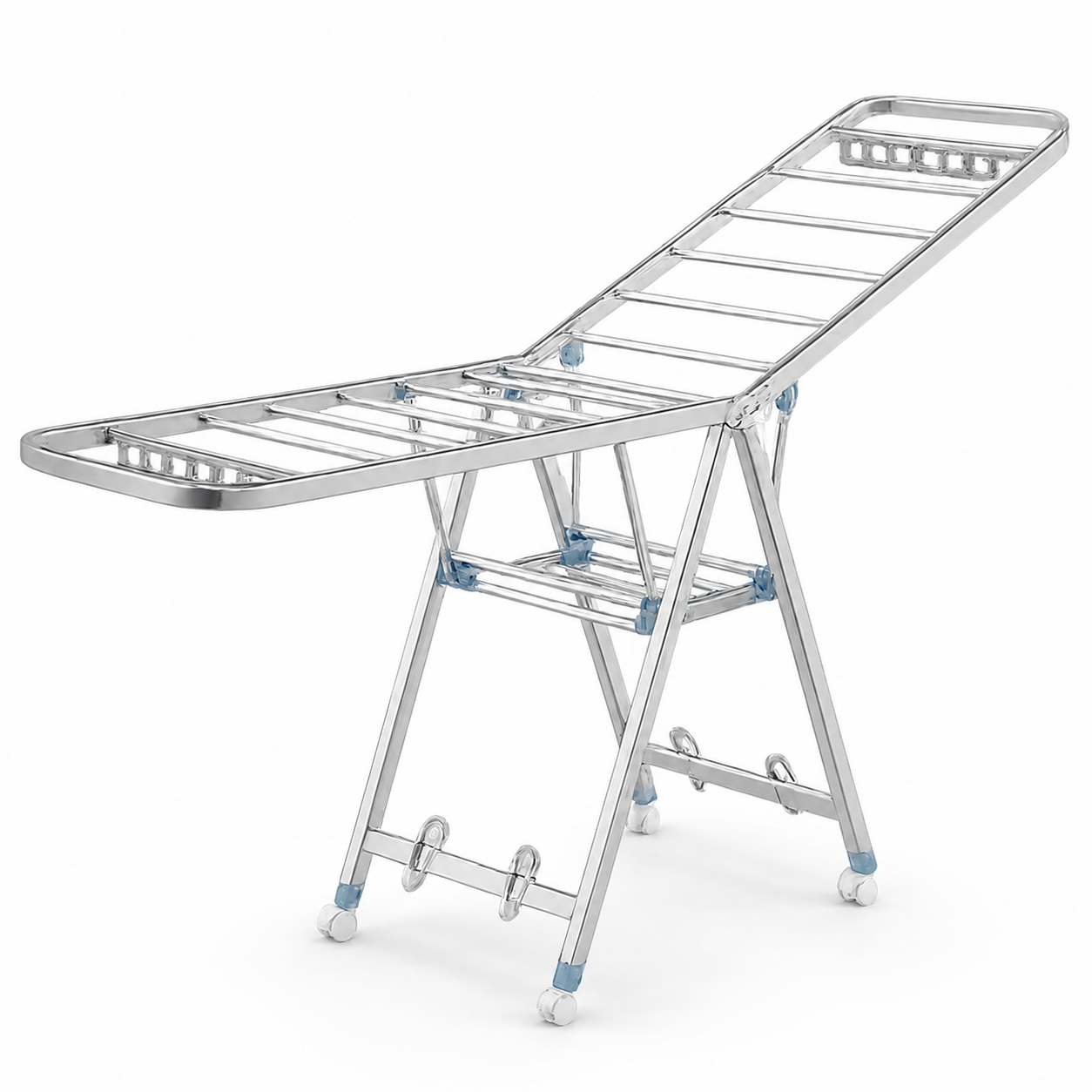 Foldable Laundry Drying Rack 170cm, 2-Tier or 3-Tier Clothes Airer