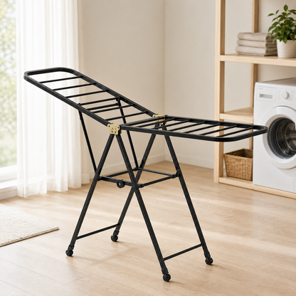 Foldable Laundry Drying Rack 170cm, 2-Tier or 3-Tier Clothes Airer