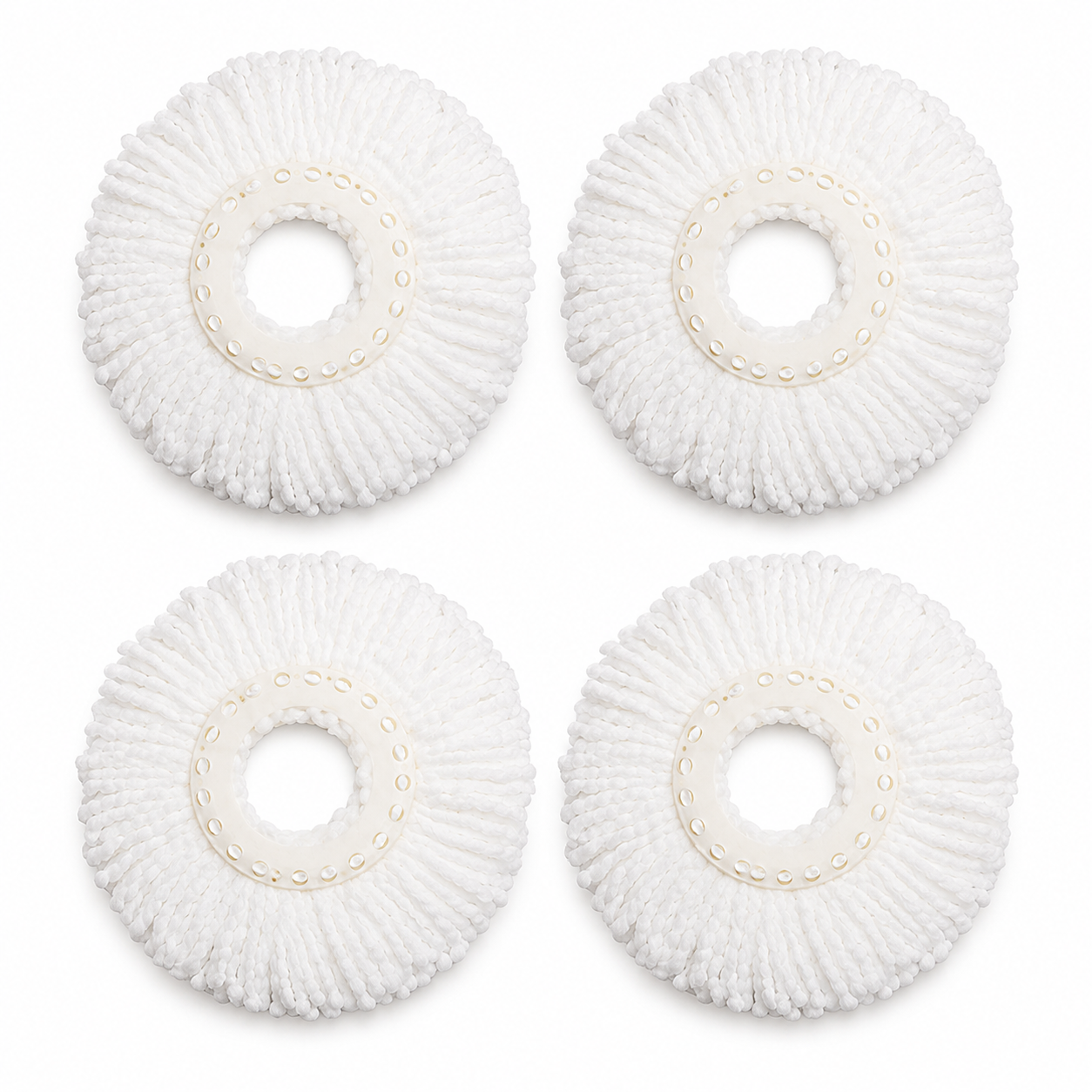 Spin Mop & Bucket Set, 360° Rotating Microfibre Floor Cleaning Mop